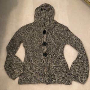 BCBG  MaxAzria hooded sweater with pockets